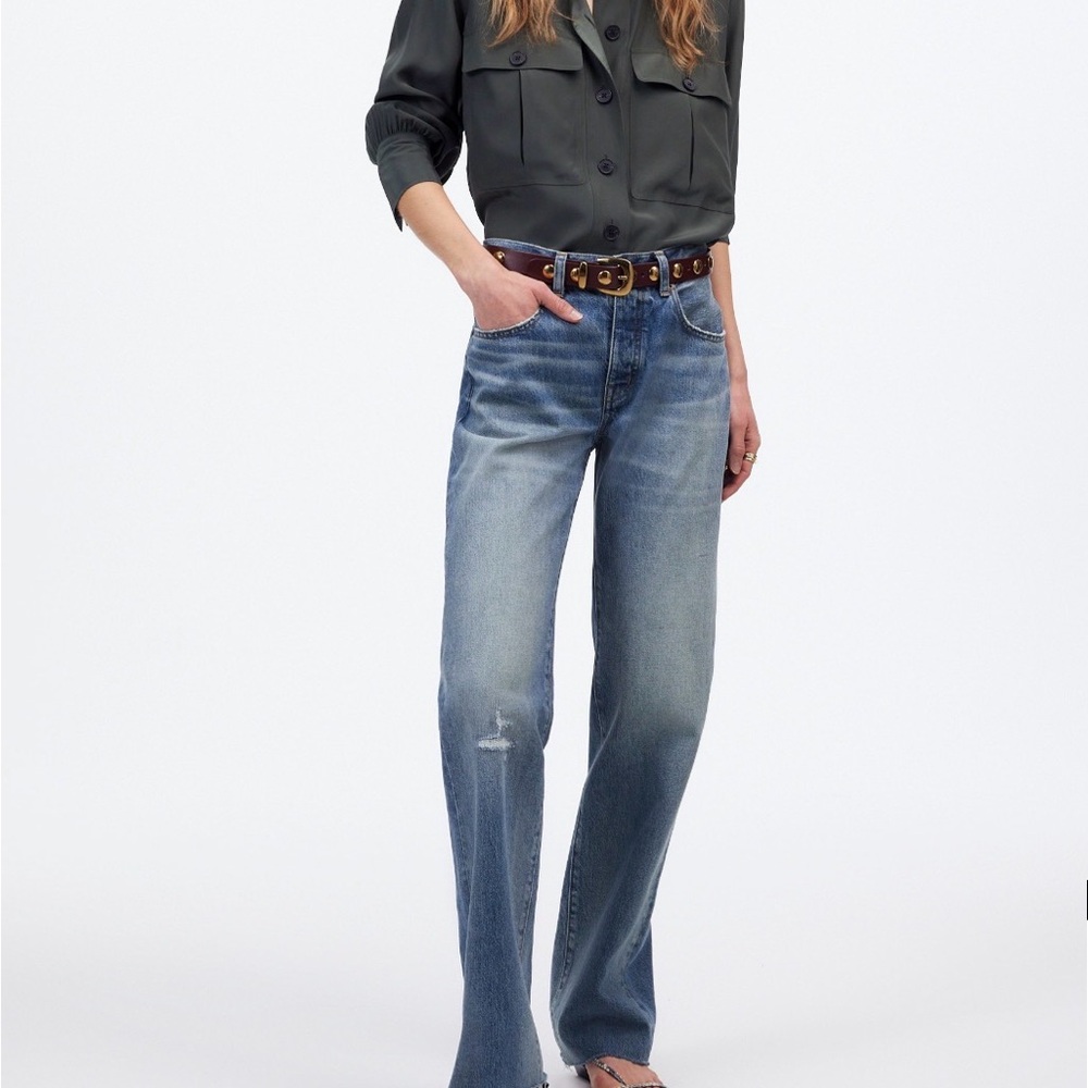 Madewell Dean Easy Straight Jeans, NWT, size 25